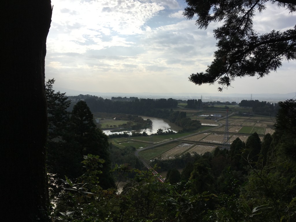 増山城一の丸からの眺め１